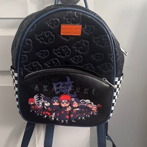 Naruto Mini Backpack - Black and Blue